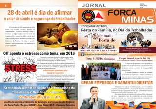 Jornal da Força Minas Maio 2016