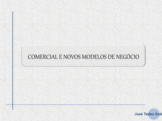 COMERCIAL E NOVOS MODELOS DE NEGÓCIO
José Tadeu Gob
 