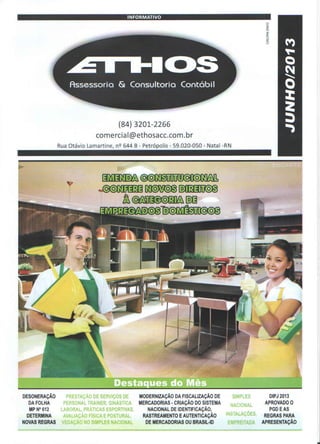 Jornal informativo Ethos - Junho 2013