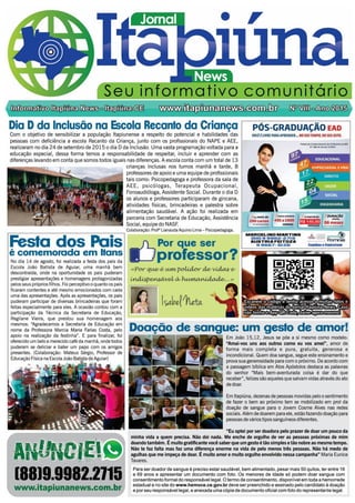 Jornal itapiúna News  edição de outubro de 2015