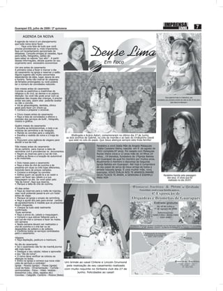 IMPRENSA     7
Guarapari ES, julho de 2009 / 2ª quinzena        LIVRE
 