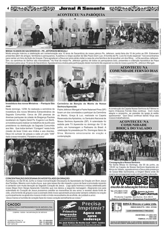 COMPRA - VENDA - INCORPORAÇÃO DE IMÓVEIS
ALAMEDA POLÔNIA, 34
BRAGANÇA PAULISTA - SP
CEP 12916-160
TEL.: (11) 4034-0543
FAX: (11) 4032-0044
CEL.: (11) 9989-1887
CACOCI
CONSULTORIA E EMPREENDIMENTOS DE IMÓVEIS LTDA.
CRECI 6.414-J www.cacociimoveis.com.br