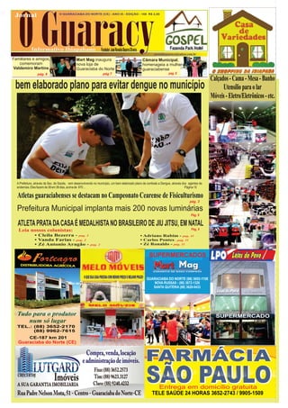 Jornal O Guaracy - Edição 168