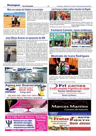 Jornal o guaracy   edição 170