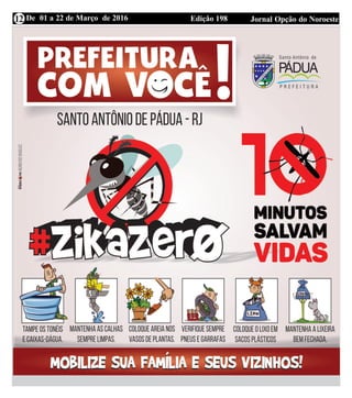 Edição 198 Jornal Opção do NoroesteDe 01 a 22 de Março de 201612
 