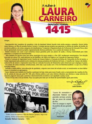 Jornal Laura Carneiro 1415 - Ano. 2010