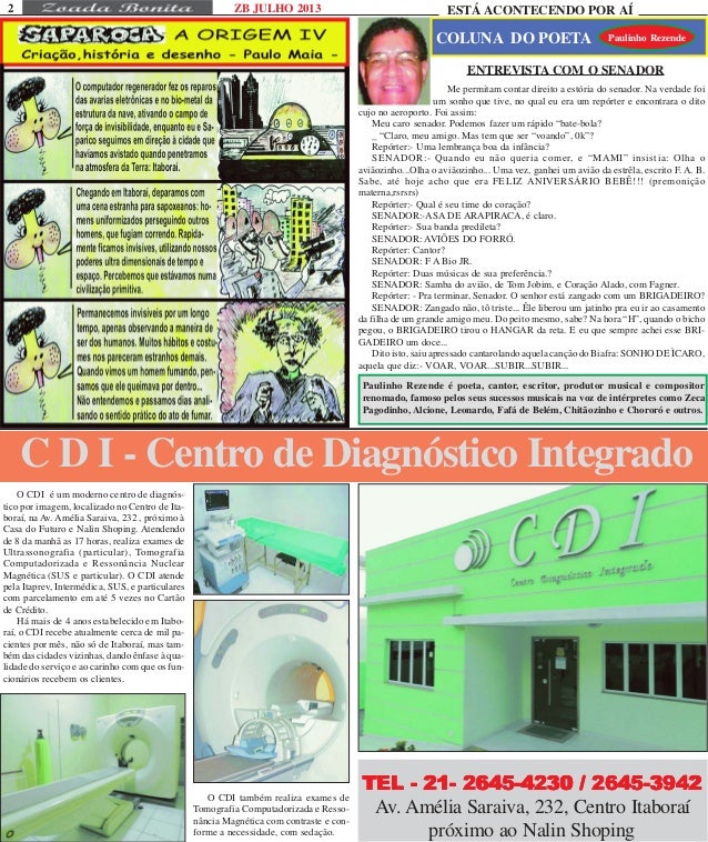Jornal Zoada Bonita Julho 2013