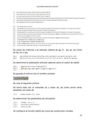 Proyecto final MODELADO DE ROBOTS UPC TABASCO | PDF