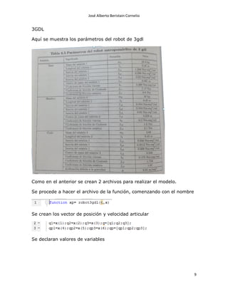 Proyecto final MODELADO DE ROBOTS UPC TABASCO | PDF