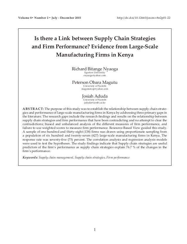 Joscm Journal Of Operations And Supply Chain Management N 02 J