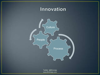 Twitter: @Brioneja
www.Brioneja.com
• “An invention is a new (previously undiscovered)
method, device, process, algorithm,...