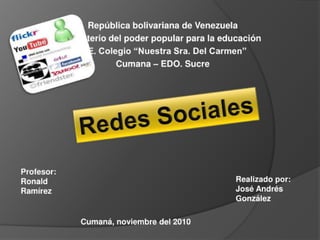 Jose andres redes sociales