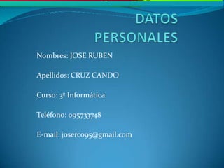 Jose datos