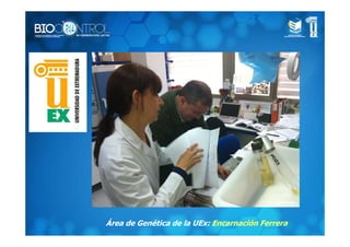 Área de Genética de la UEx: Encarnación Ferrera
 