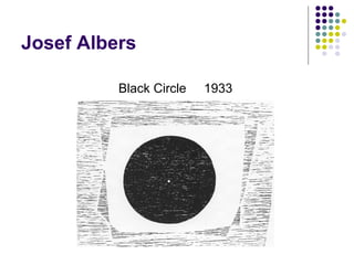 Josef Albers Black Circle 1933