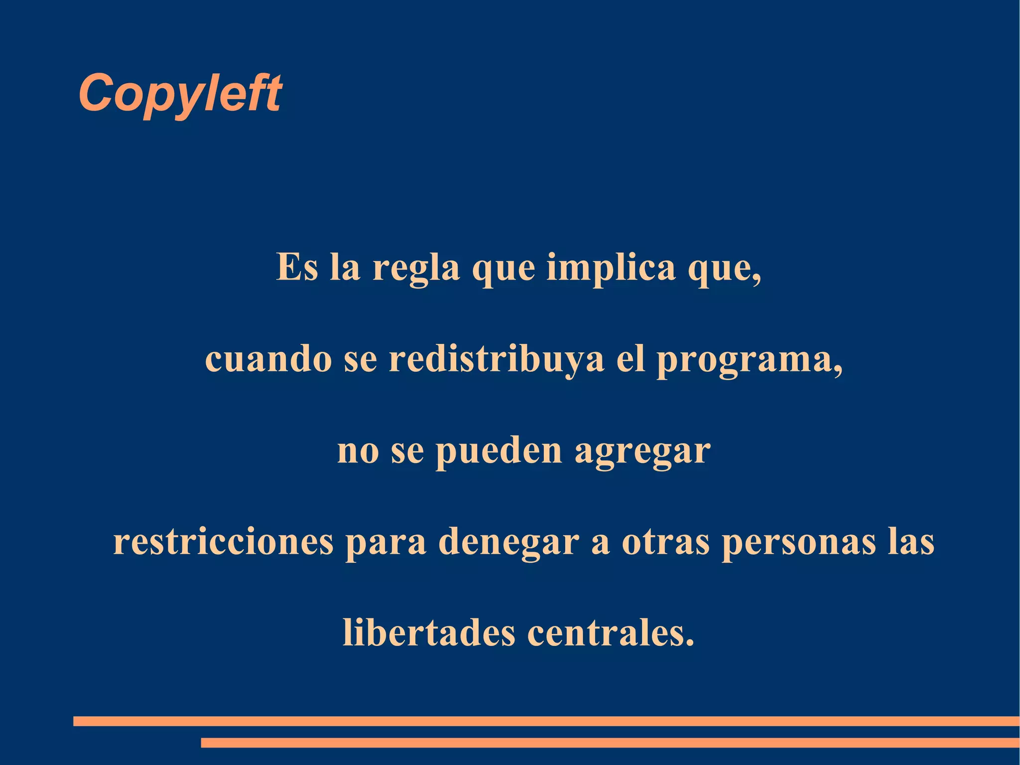 Software Libre / Software Propietario