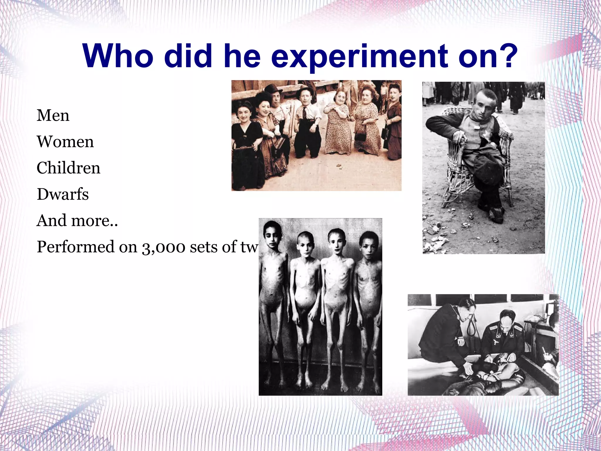 First was a part of the invasion in the Soviet Union, and then was recruited to be a doctor 