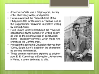 Jose Garcia Villa | PPT