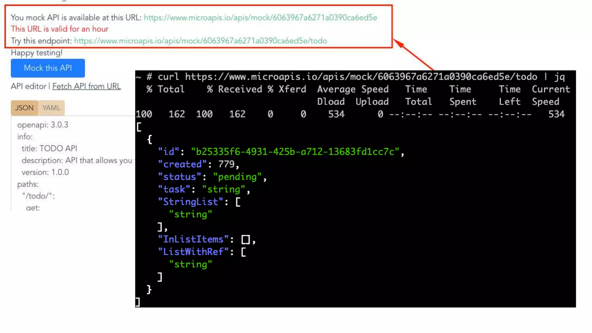 Running a mock server in the cloud 
