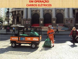 EM OPERAÇÃO
CARROS ELÉTRICOS
 