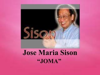 Jose Maria Sison “JOMA” 