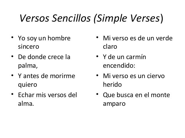 Resultado de imagen para poemas de jose marti versos sencillos