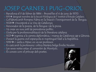 CONTEXT HISTÒRIC. EL NOUCENTISMEMoviment cultural i artístic, d'abast polític .                