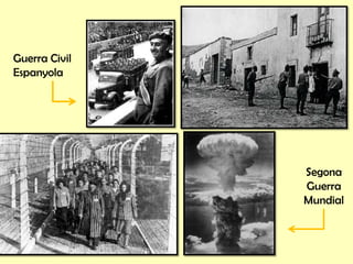 Guerra Civil
Espanyola




               Segona
               Guerra
               Mundial
 