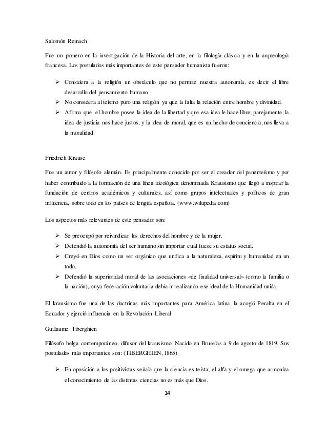Pensamiento De Jose Peralta En La Consolidación De La - 