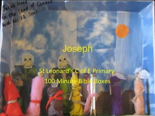 Joseph St Leonard’s C of E Primary  100 Minute Bible Boxes 