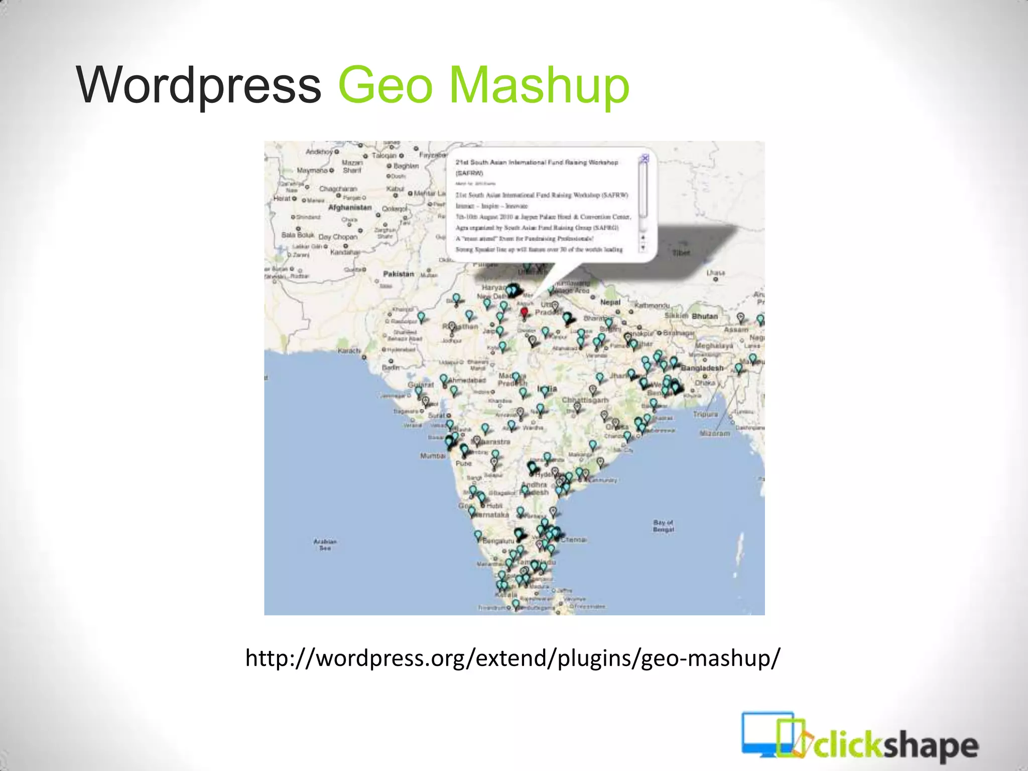 Wordpress Geo Mashup




      http://wordpress.org/extend/plugins/geo-mashup/
 