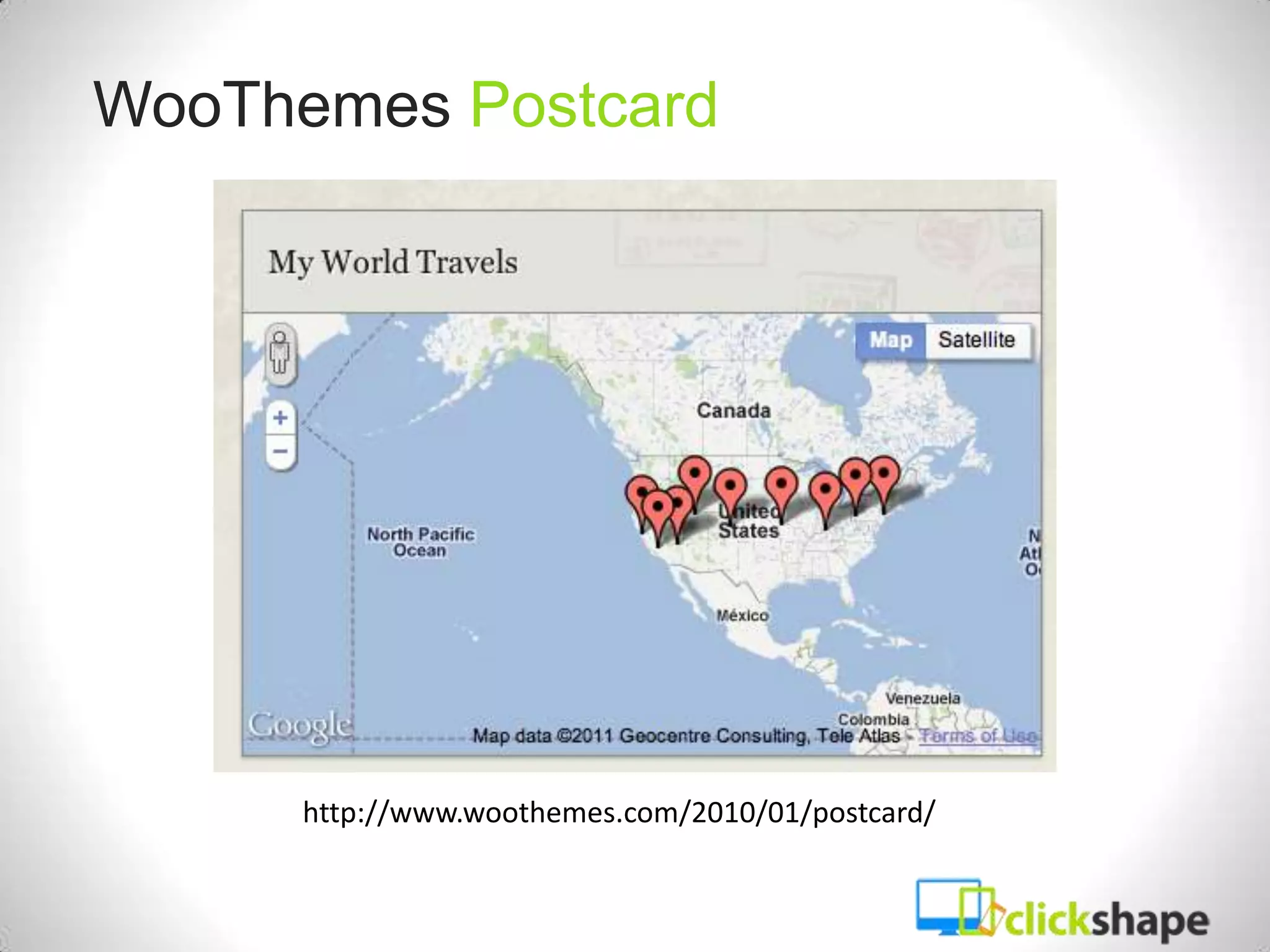 WooThemes Postcard




      http://www.woothemes.com/2010/01/postcard/
 