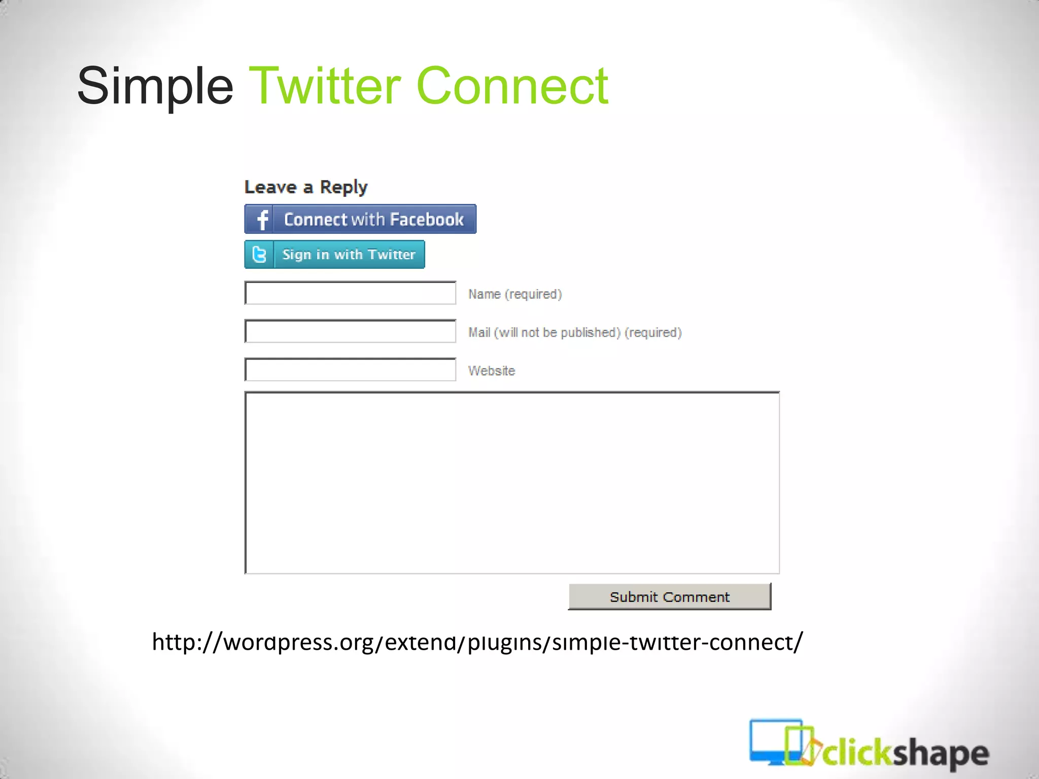 Simple Twitter Connect




   http://wordpress.org/extend/plugins/simple-twitter-connect/
 