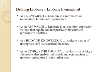Joseph Tanui: Grassroots participation in land regeneration through the Landcare approach #BeatingFamine