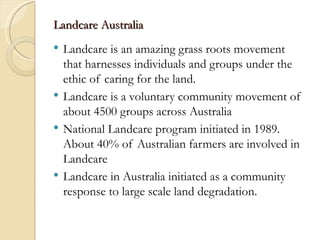 Joseph Tanui: Grassroots participation in land regeneration through the Landcare approach #BeatingFamine