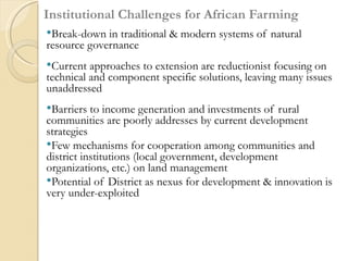 Joseph Tanui: Grassroots participation in land regeneration through the Landcare approach #BeatingFamine