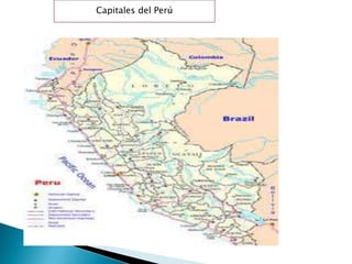 Capitales del Perú
 