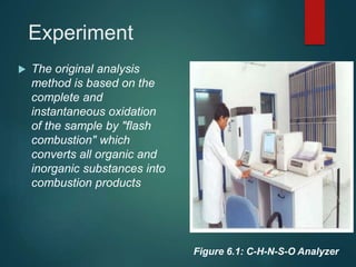 Chnos Analysis CHNS ANALYSIS AND ACCELERATED STABILITY STUDIES | PPTX