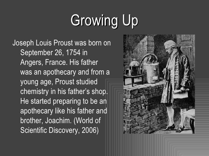 joseph louis proust project