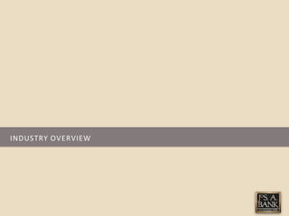 INDUSTRY OVERVIEW
 