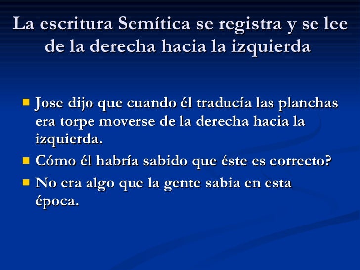 Joseph & All Things Semitic SPANISH