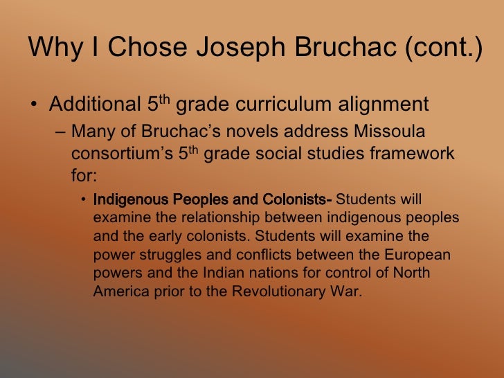 Joseph Bruchac Author Study