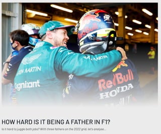 How hard is it being a father in F1?