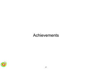 Achievements




               27
     27
 