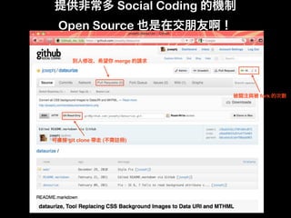 Social Coding
Open Source




 git clone   (   )
 