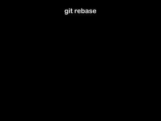 git rebase
 