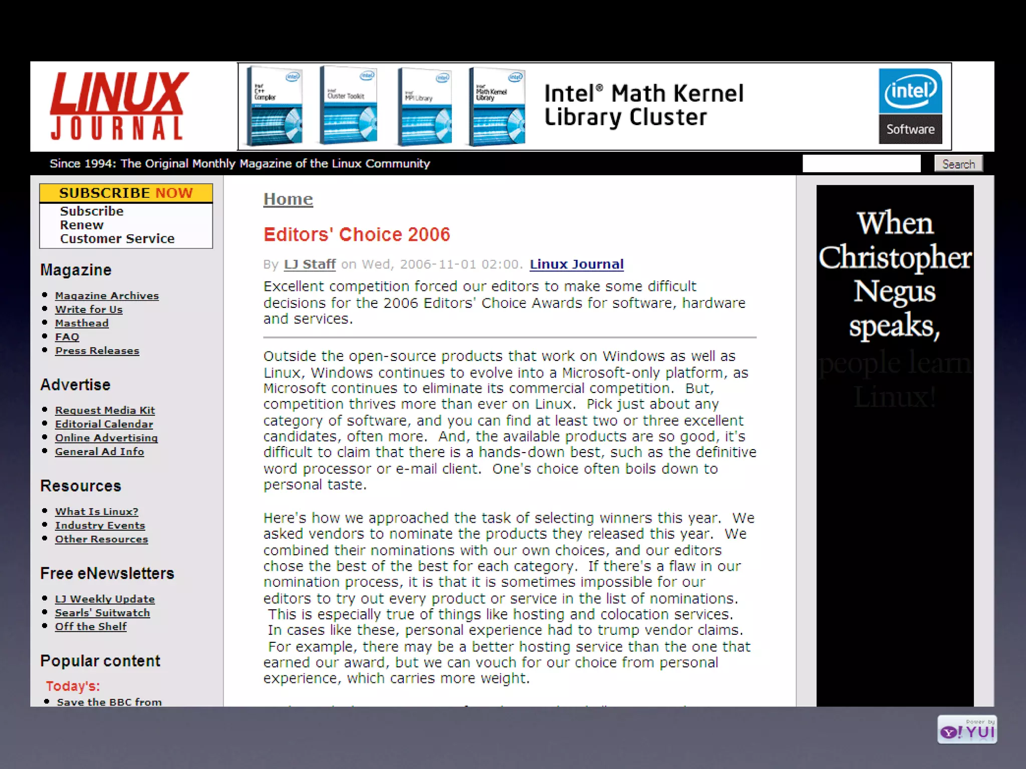The YUI Library (Yahoo! Course @NCU)
