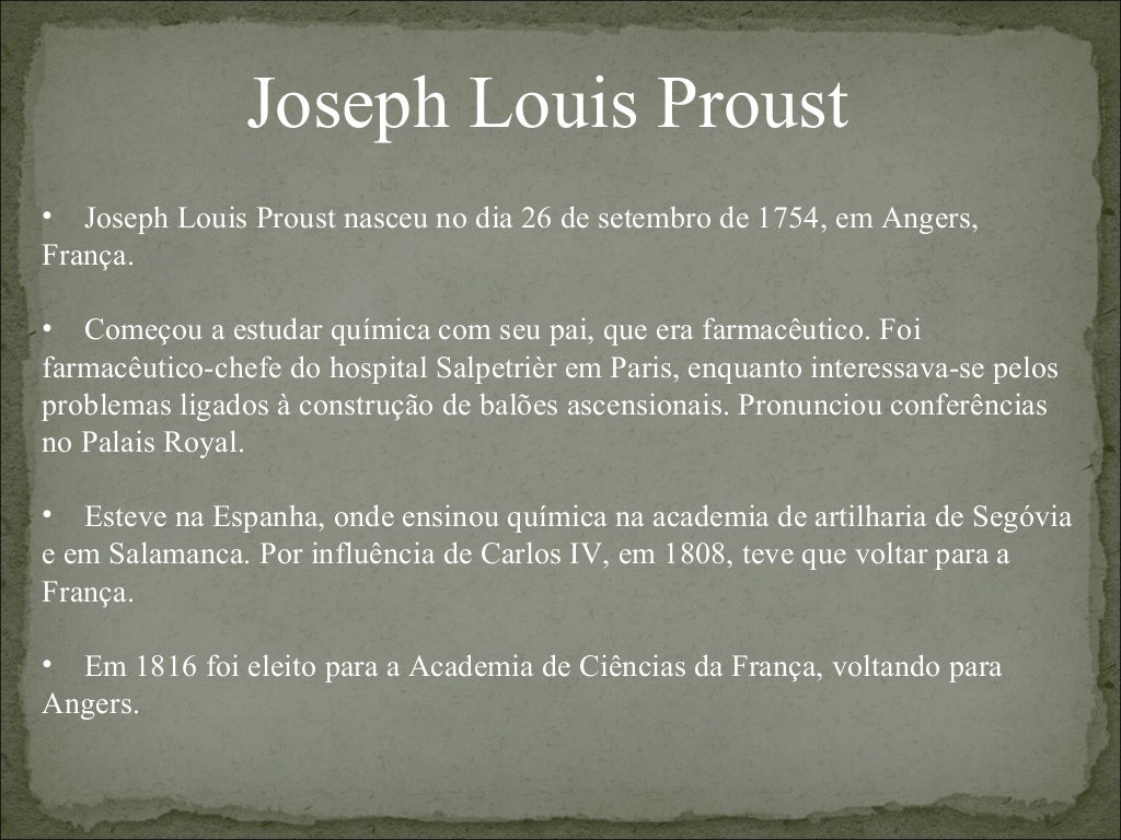 Joseph Louis Proust