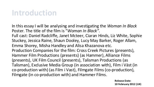 Essay on horror movies