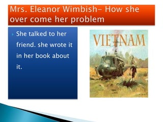    She talked to her
    friend. she wrote it
    in her book about
    it.
 